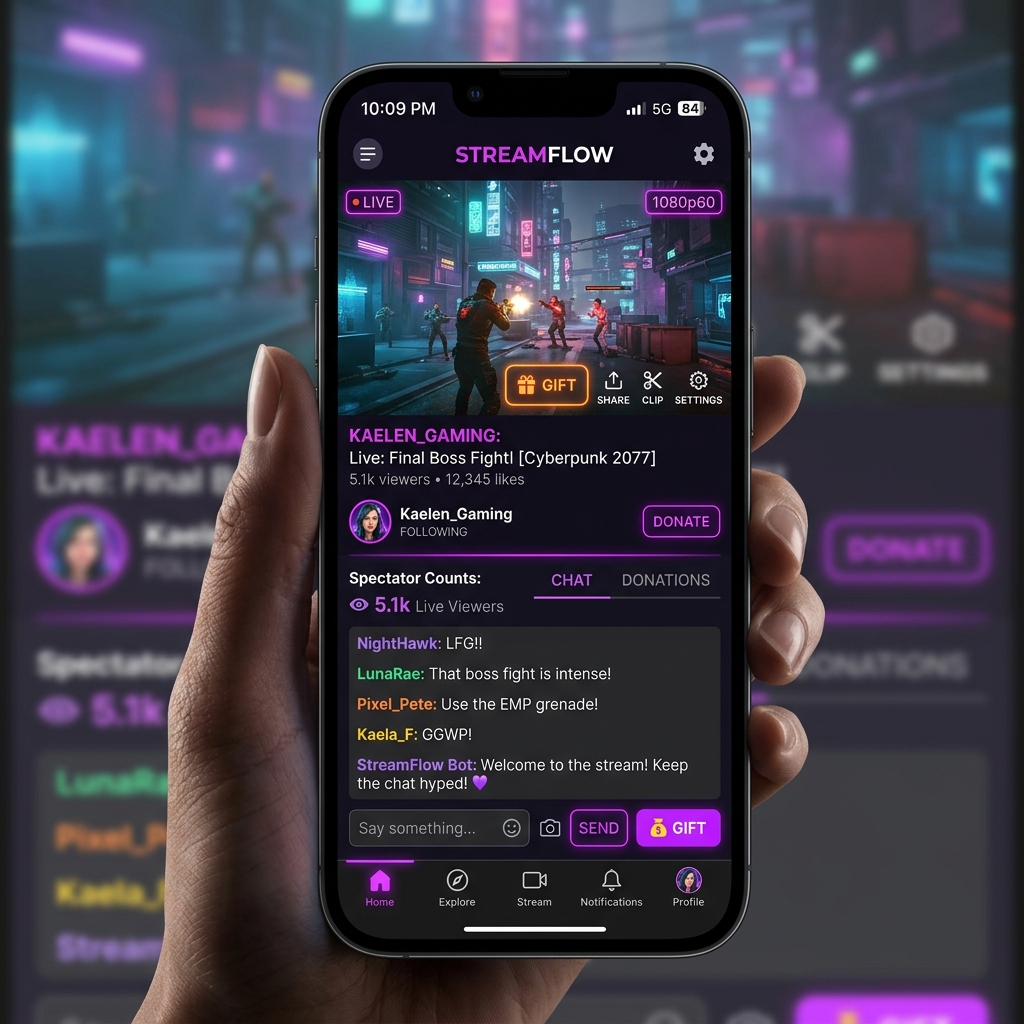 Payfi live ilovasi telefonda